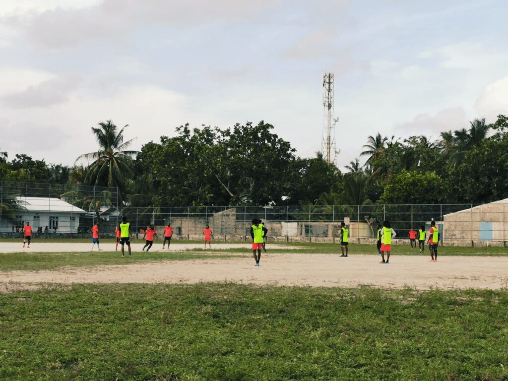 Malediven Fußball auf Omadhoo